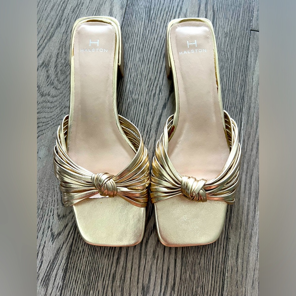 Halston Vegan Leather Sandal